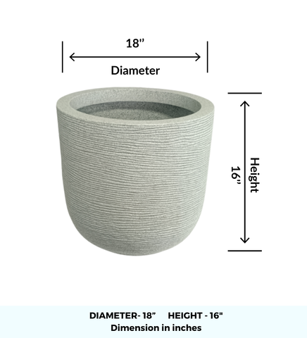 Big Iris Round Pot - 16'' Big Iris Round Pot - 16''