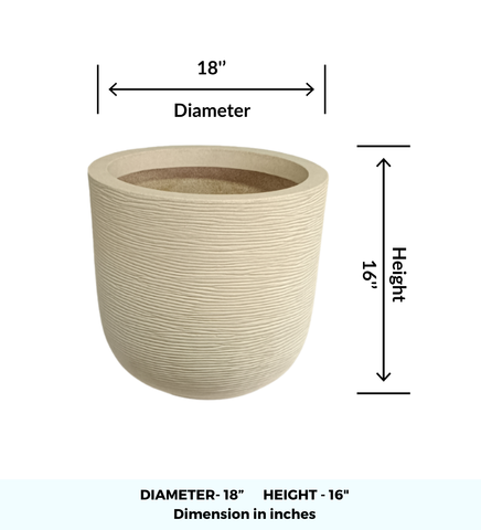 Big Iris Round Pot - 16'' Big Iris Round Pot - 16''