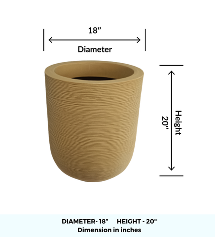 Big Iris Round Pot - 20''