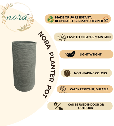 Medium Iris Round Pot - 24''