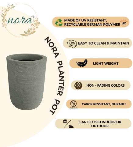 Big Iris Round Pot - 24''