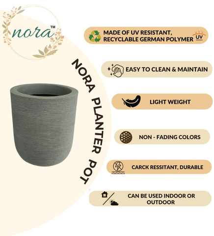 Big Iris Round Pot - 20''