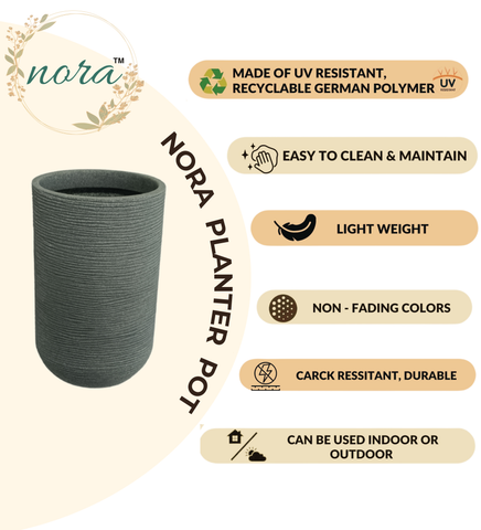 Medium Iris Round Pot -18"