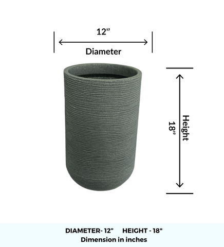 Medium Iris Round Pot -18"