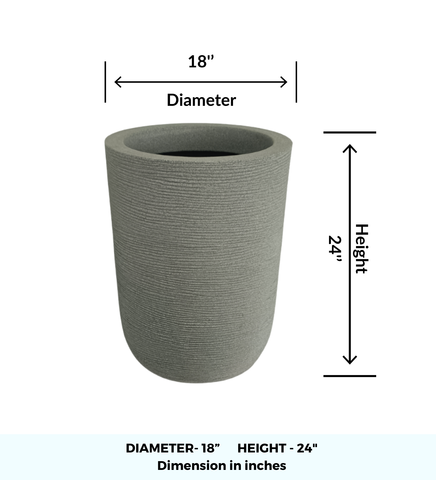 Big Iris Round Pot - 24''
