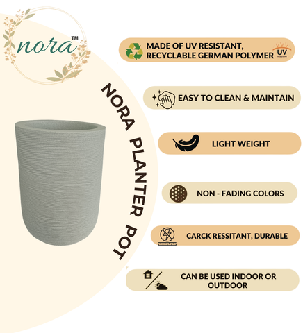 Big Iris Round Pot - 24''