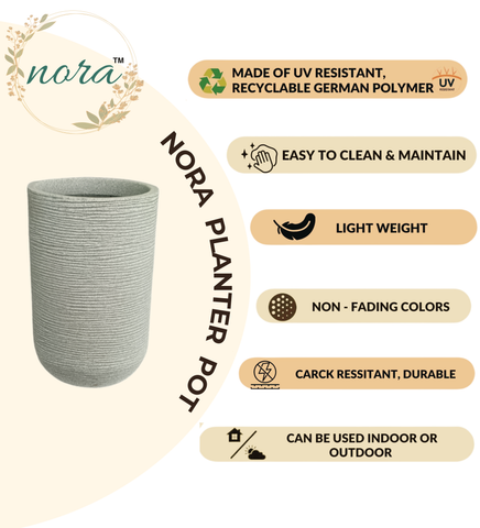 Medium Iris Round Pot -18"