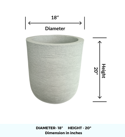 Big Iris Round Pot - 20''