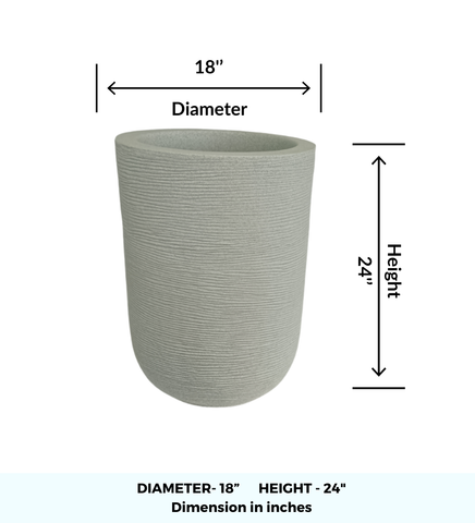 Big Iris Round Pot - 24''