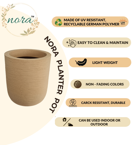 Big Iris Round Pot - 20''