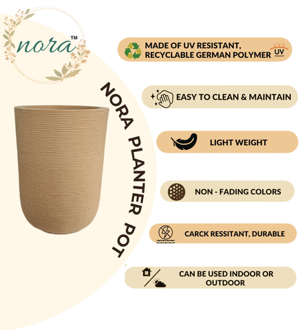 Big Iris Round Pot - 24''