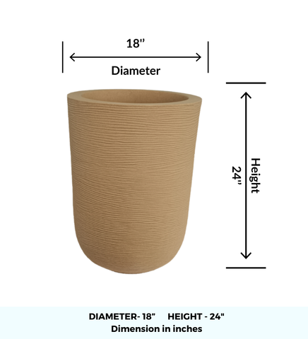 Big Iris Round Pot - 24''