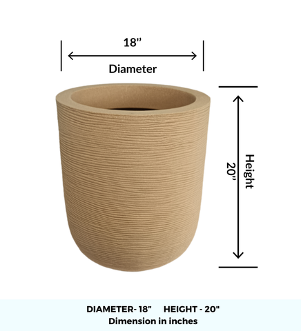 Big Iris Round Pot - 20''