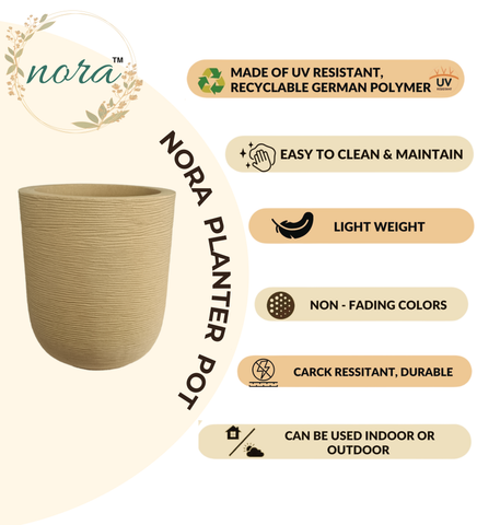 Big Iris Round Pot - 20''