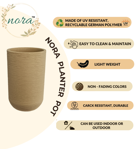 Medium Iris Round Pot -18"