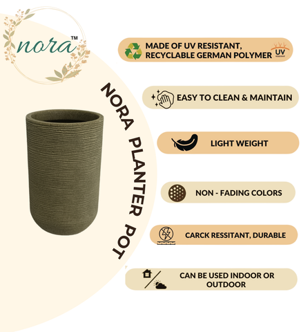 Medium Iris Round Pot -18"