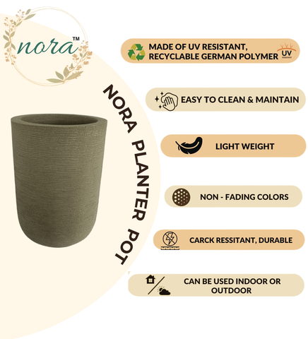 Big Iris Round Pot - 24''