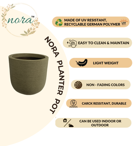 Big Iris Round Pot - 16''