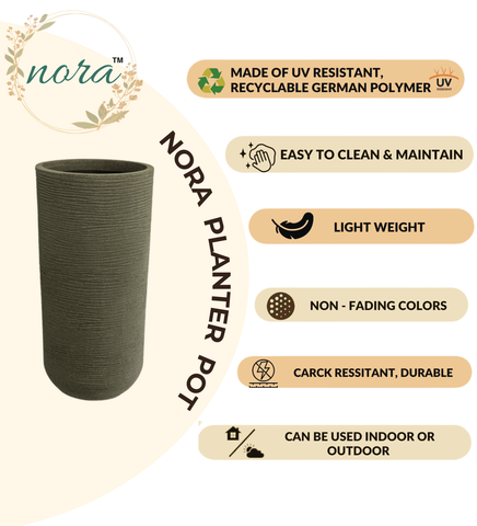 Medium Iris Round Pot - 24''