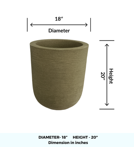 Big Iris Round Pot - 20''