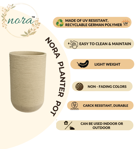 Medium Iris Round Pot -18"