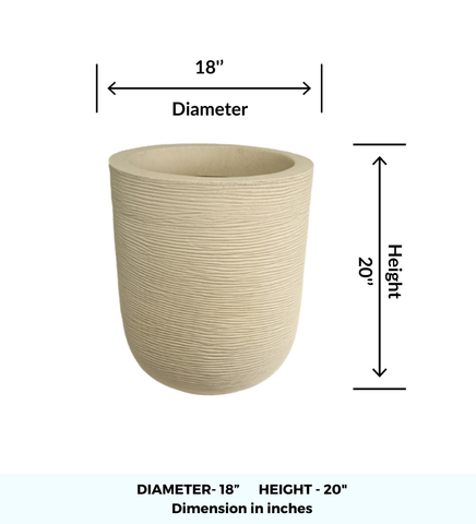 Big Iris Round Pot - 20''