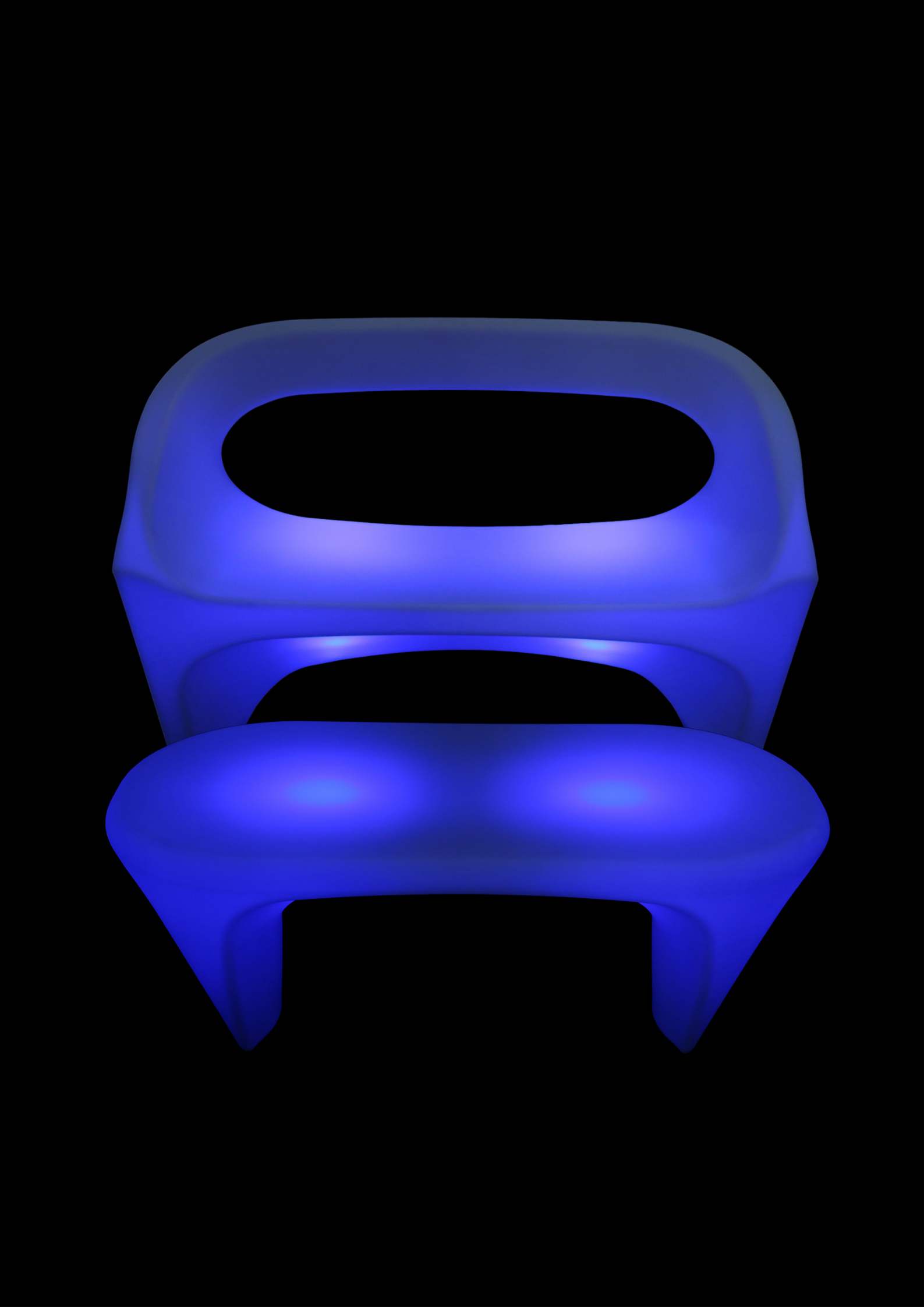 Illumina LED Sofa Lounge Set with 1 LED Double Seater Sofa, 2 chairs – Nora