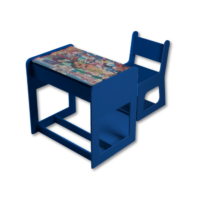 Kids Cartoon Table Chair Set