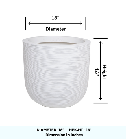 Big Iris Round Pot - 16''